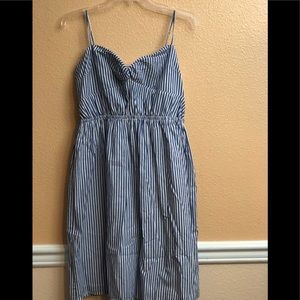 J crew  striped size L dress good condition